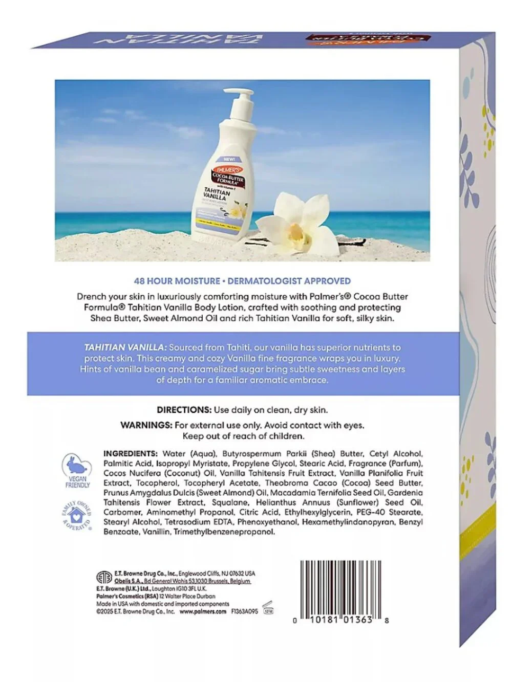 Palmer's Cocoa Butter Formula Tahitian Vanilla Body Lotion, 2 pk./13.5 fl. oz.